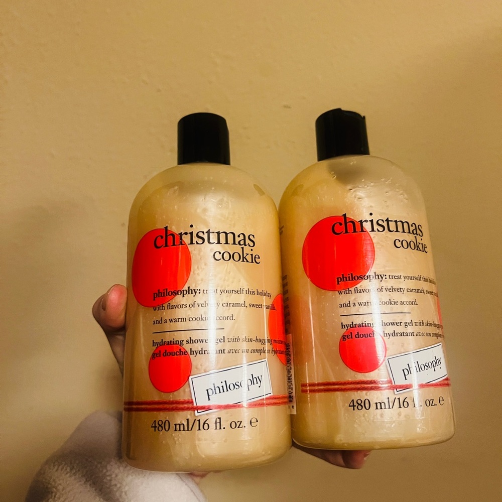 2X Philosophy Christmas Cookie Hydrating Shower Gel 16oz / NEW w/ SEAL